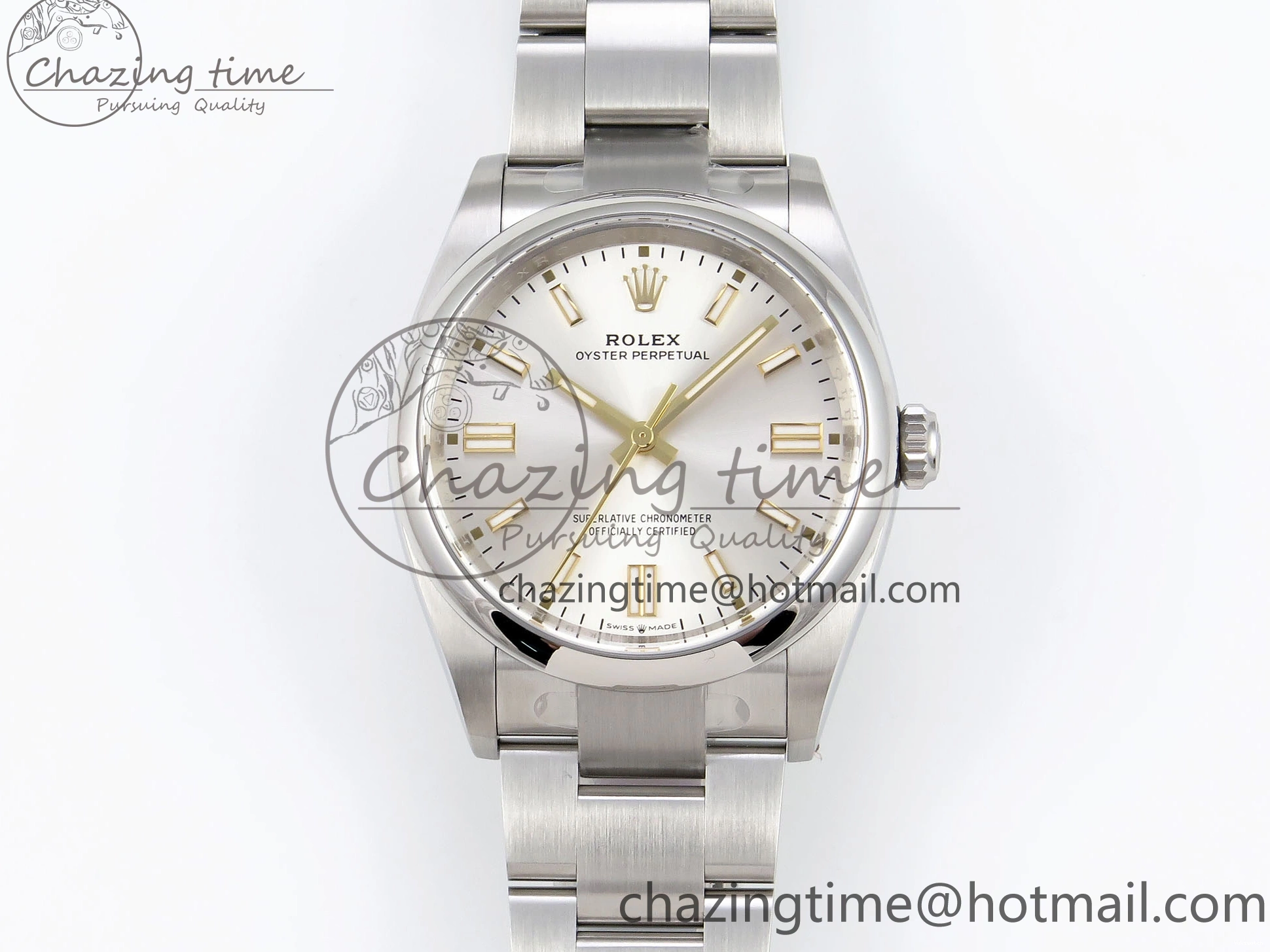 Perpetual Clean 36mm 1:1 Best Oyster Edition VR3230 Steel Silver Dial 126000 Bracelet on SS 904L 0519